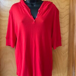 Jones New York Sport Scarlet Hoodie